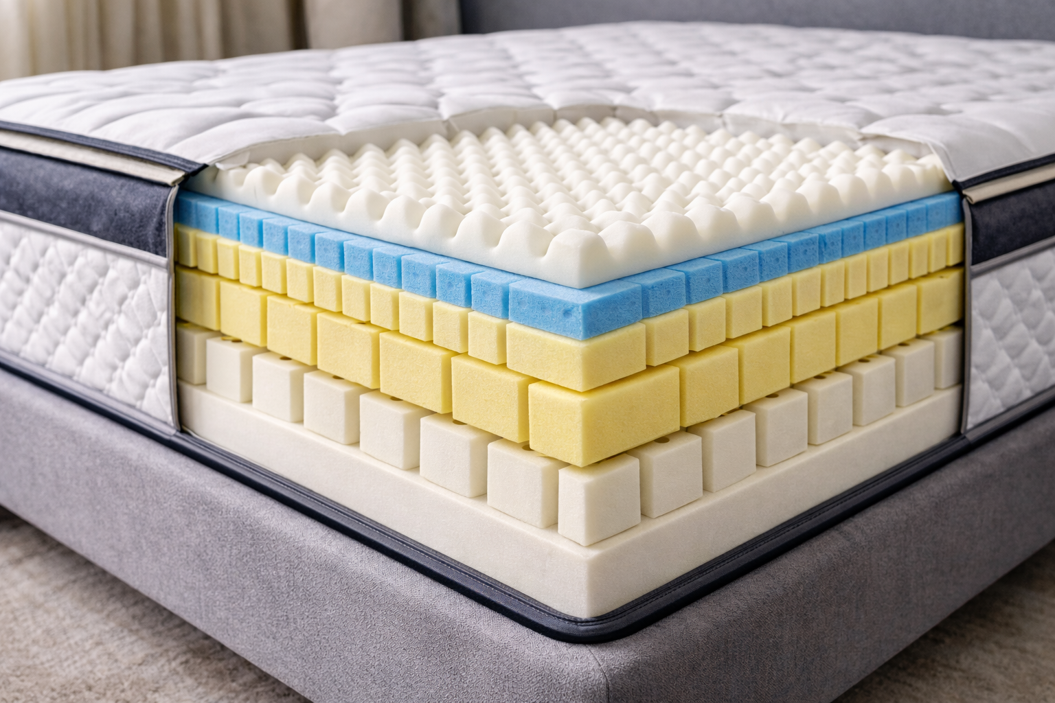 Zoninis pjaustymas čiužinyje